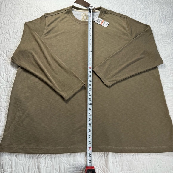 Tasso Elba Island Khaki Sun Protection UPF Protection Long Sleeve Shirt 3XB NWT - Picture 7 of 9
